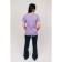 Female T -shirt, size 46, lilac color