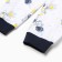 Pajamas for a boy (longshit/pants), white color/astronauts, height 110 cm