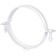 The chimney element Rommer RCA-6010-000003, mount to the wall, D = 100 mm, metal, white