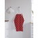 Apron of a kitchen with a photo print "White hearts", adjustable, size OS