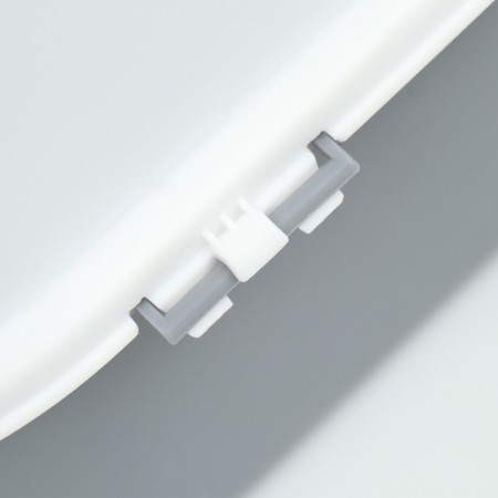 Closed toilet 51 x 34 x 37 cm, gray+scoop (with UV lamp)-8