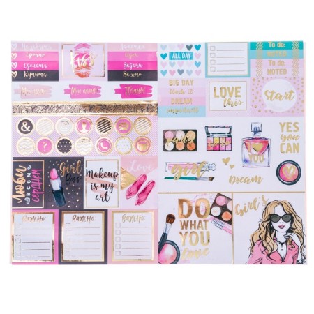 Stickerbook "#Fashion", 8 sheets, 14 x 21 cm-4
