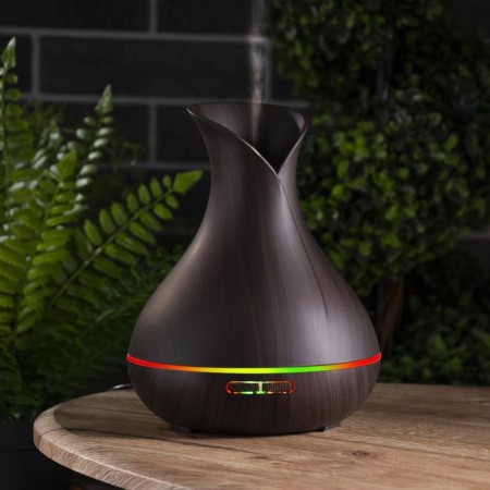 Air humidifier Luazon HM-8, ultrasonic, 300 ml, 4 modes, backlight, USB