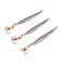 Vertical "Yaman" arrow with a tee, size 40 mm, 2.7 g, color nickel