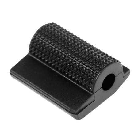 Rubber overlage on the gearbox lever of the motorcycle, D 8 mm, black