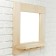 Square mirror, large with a shelf and 3 hooks, 53 × 53 × 1.6 cm