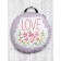 Siddle Pill "Love", Decorative, D = 52 cm