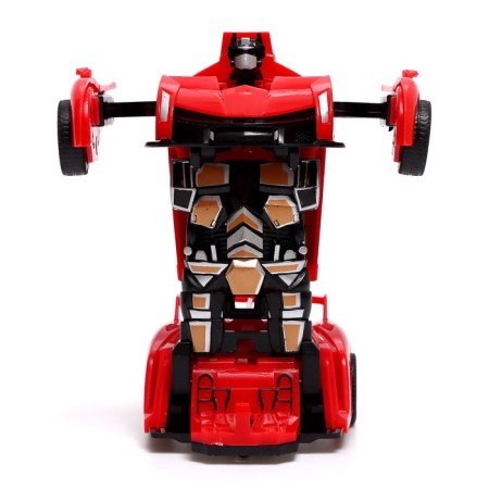 Inertial “sports car” robot, transforms in a collision, mixing color-3