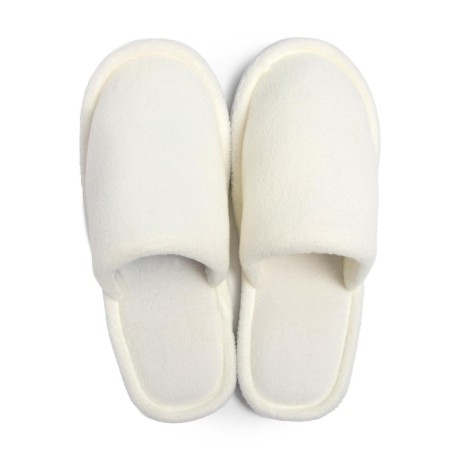 Women's slippers, white color, size 35-1