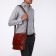 Male bag, xl zolo, brown color