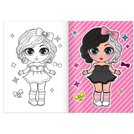 Coloring "Wow Girls. Star evening ”, A5 format, 12 p.-2