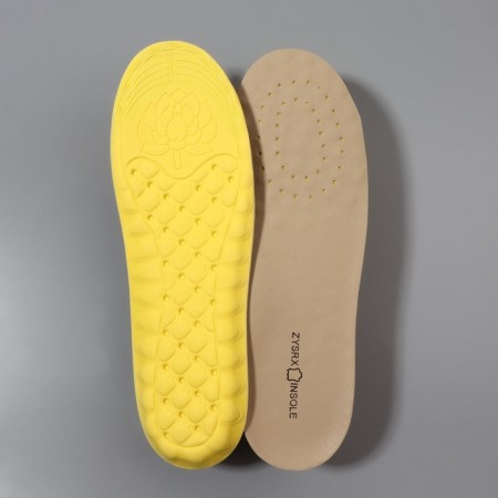 Insoles (nate leather, PU) University 40-46R-R 28.5cm (pair) Beige package SS-2