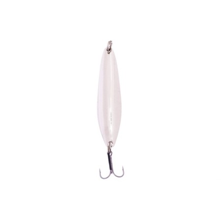 Petersburg flowering oscillating "pike perch", white color, 15 g