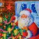New Year. Gift package "Santa Claus at the Christmas tree", 33 x 42.5 x 10 cm.