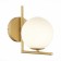 Wall lamp ST LUCE. SL1148.301.01. CODDA. 1x5 watts, G9, 15x17 cm, brass color