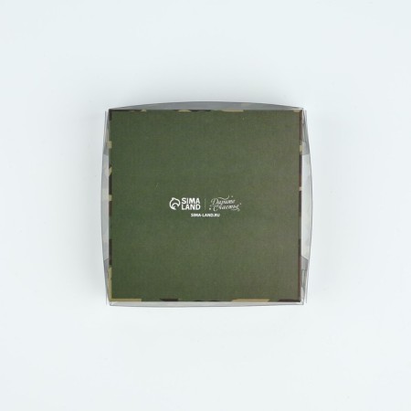 Box for confectionery products with PVC lid "February 23", 10.5 × 10.5 × 3 cm-4