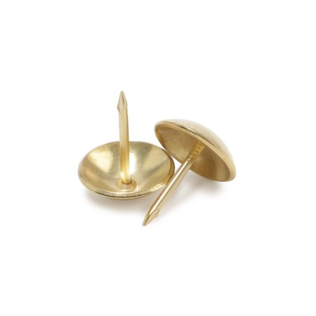 Tundra nails, decorative, 19x22 mm, gold, 50 pcs-11