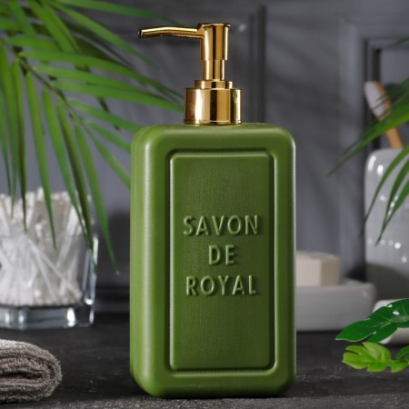 Liquid luxury hand soap "Savon de Royal" green, 500 ml-4