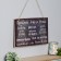 Interior tablet "Rules of this house" 25x15 cm