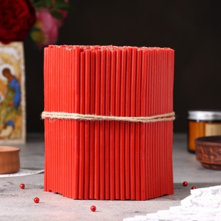 Candles red church No. 100, packaging 2kg