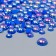 Decor for creativity Plastic "Half of beads. Blue mother of pearl" d = 3-10 mm, set 10 grams