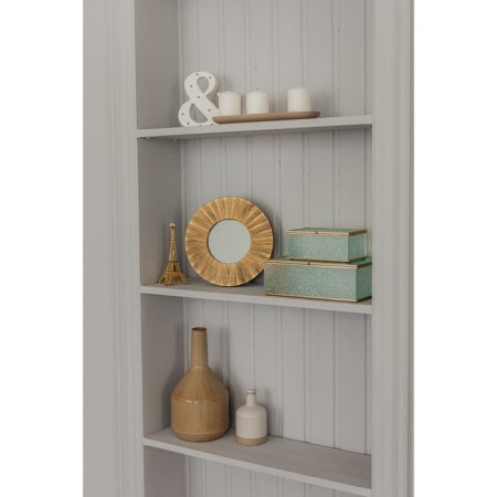 Wall mirror "Rays", D mirror surface 12 cm, color "aged gold"-5