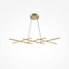 Светильник подвесной Maytoni MOD244PL-L50BSK, LED, 40Вт, 103,5х30х305,7 см, 1400Лм, цвет латунь
