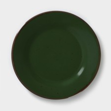 Porcelain plate Punto Verde, D = 24 cm