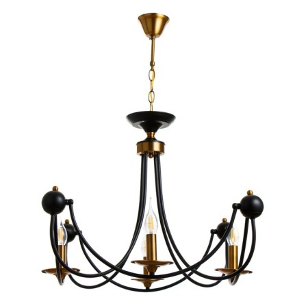 Calates "Floa" 4he14 40W black and gold 60x73x60 cm Bayerlux
