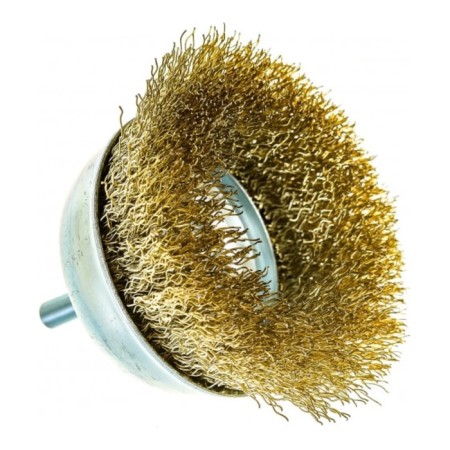 A set of brushes for a bison drill 3531-H2_z02, "cup", twisted, steel, 0.3 mm, 50/75 mm, 2 pcs.-1