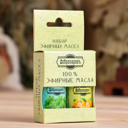 Набор эфирных масел лимон, мята "Добропаровъ", 2 шт по 17 мл-6