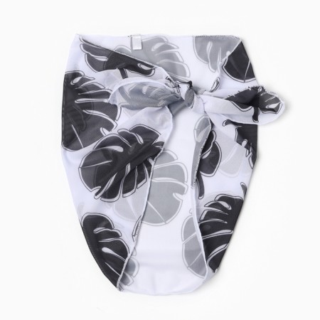 Separate swimsuit for girls, black color, height 104-110 cm-3