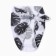 Separate swimsuit for girls, black color, height 104-110 cm