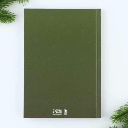 Gift New Year's Set "Miracles": Diary, a solid cover A5, 80 sheets and ballpoint pen, 0.8 mm, Blue pasta-9