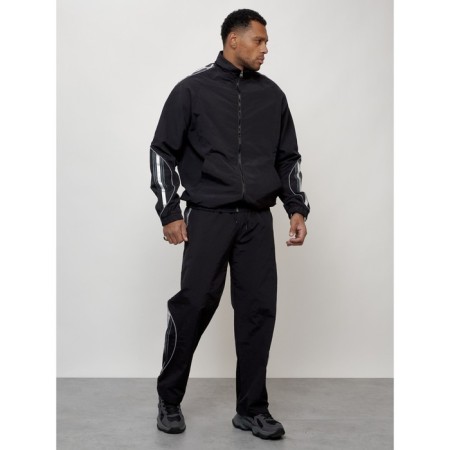 Sports suit men's, size 50, black color-2