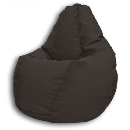The hand-bag “Pear” is positive Real a, size l, diameter 80 cm, height 100 cm, velor, color gray color-1