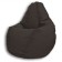 The hand-bag “Pear” is positive Real a, size l, diameter 80 cm, height 100 cm, velor, color gray color