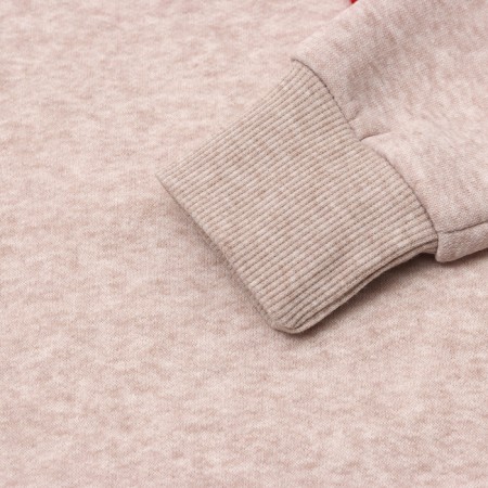 A sweatshirt for a boy, I was launched, beige color, height 134 cm-2