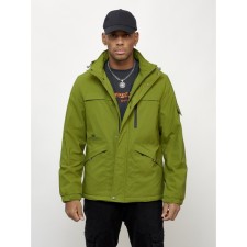 Sports male jacket, size 54, green color