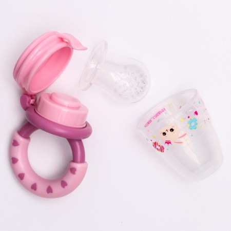 Nibbler for feeding with silicone mesh "Bunny Polly"-2