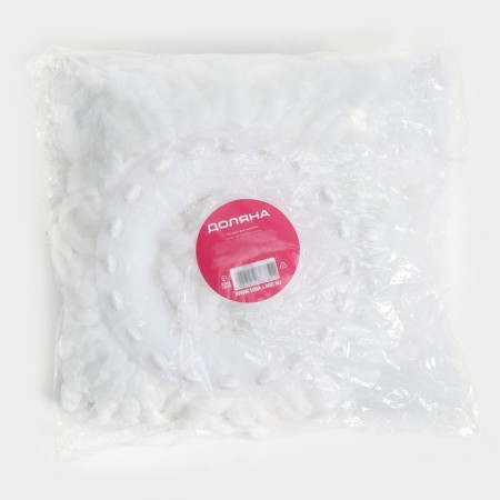 Nozzle for a mop with spin-centrifuga of the share, components to a set, thread length 10 cm, 100 g, white color-5