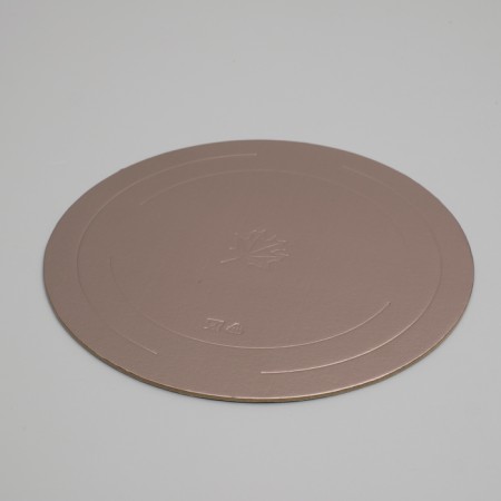 The substrate is reinforced, gold - coffee, 26 cm, 3.2 mm-1