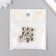 Busina for creativity Metal "Patterned bow" silver G203B1012 1x0.7 cm