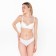 Panties female Brazilian, white color, rr 48-50 (XL)