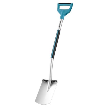 Universal shovel, l = 117 cm, metal stalk, with a handle