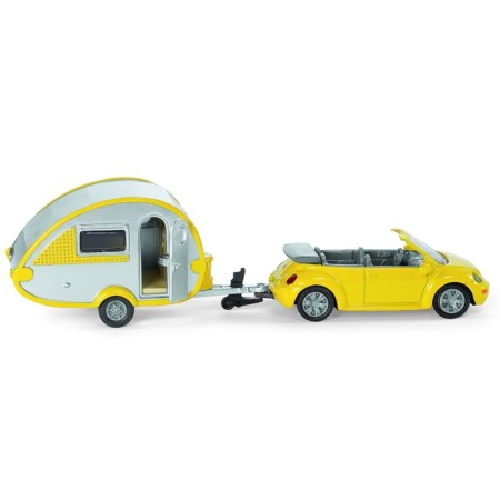 Siku machine with a house on wheels-1
