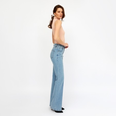 Women's jeans with Minaku arrow, blue color, size 48-6