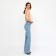 Women's jeans with Minaku arrow, blue color, size 48
