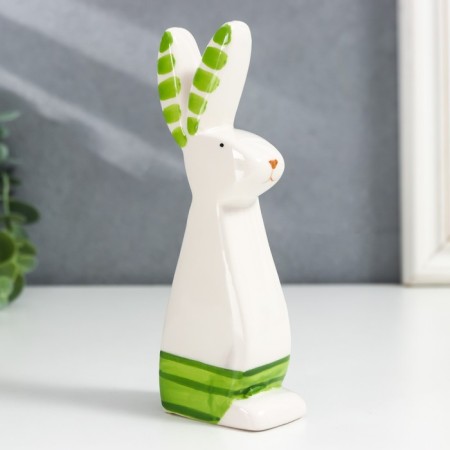 Souvenir Ceramics "Signor Bunny in Green Pants" 3.5x5x13 cm-2