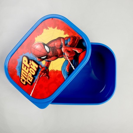 Lunch-Box rectangular, 500 ml, spider-spider "superhero" mix-1